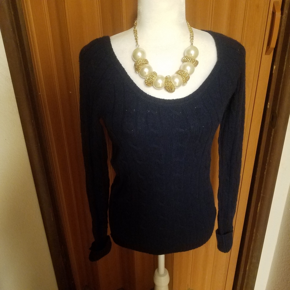 B.B. JEANS NAVY BLUE SWEATER
